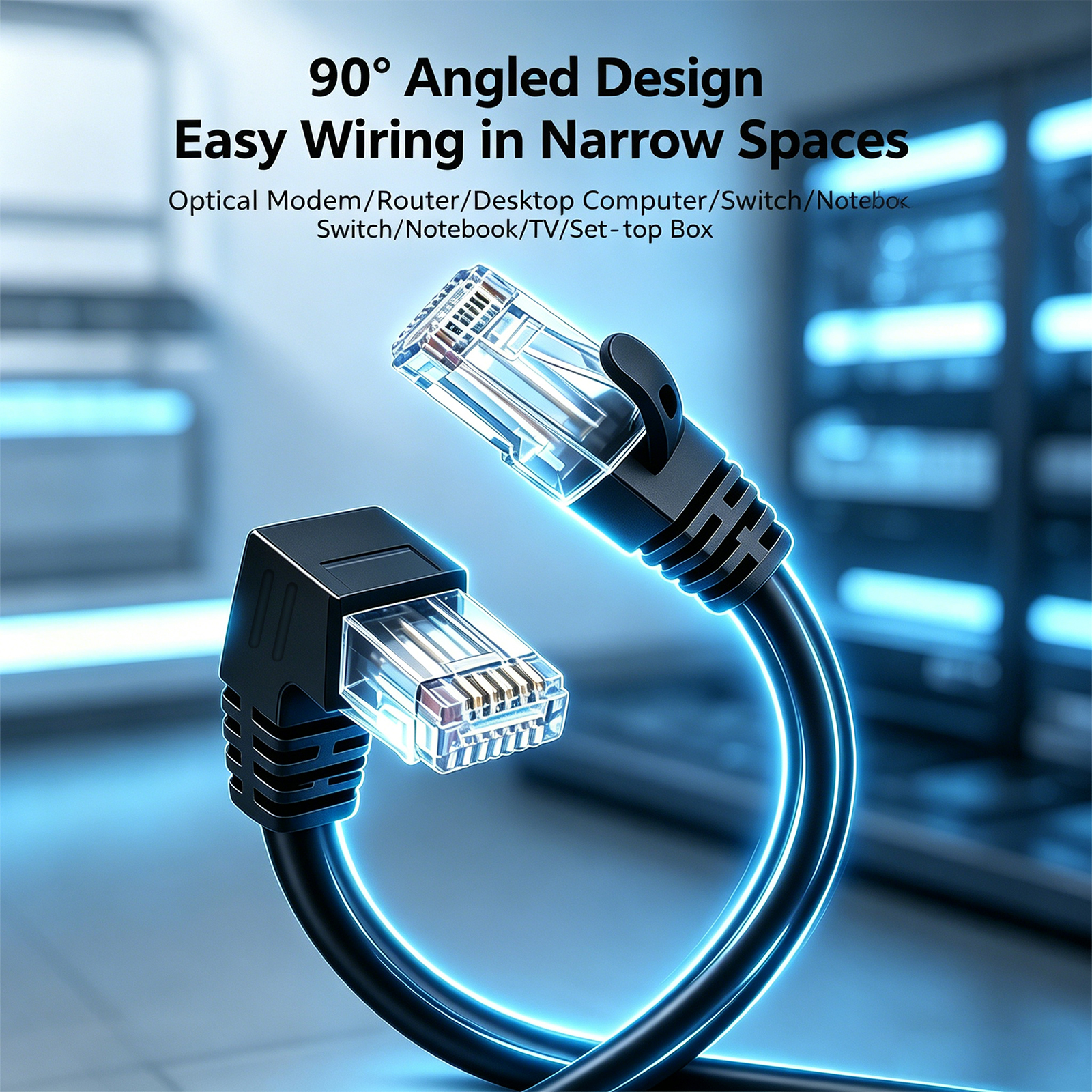kubie Cat6a RJ45 90 Degree Ang - đánh giá và giá Power Over Ethernet