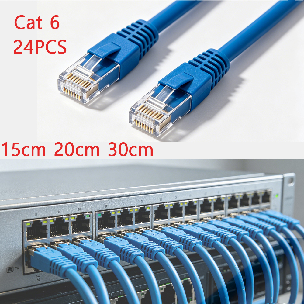 24PCS Cat6 RJ45 Short Ethernet - đánh giá và giá Power Over Ethernet