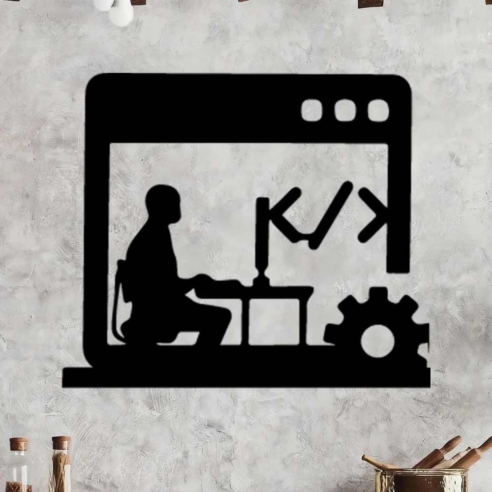 Metal Wall Art Decor Silhouett - đánh giá và giá Office Tech Decor