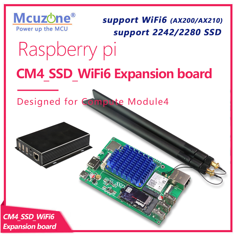 RPi CM4_SSD_WiFi6 Expansion bo - đánh giá và giá Raspberry Pi Keyboard