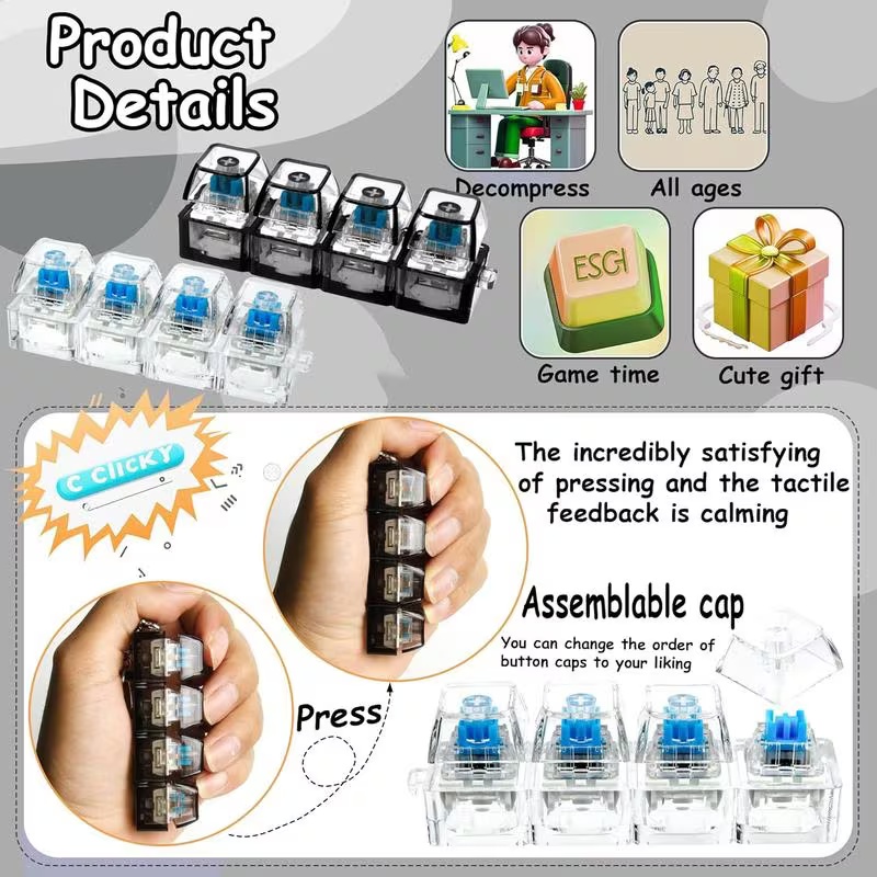 1PC Light Up Keyboard Keychain - đánh giá và giá Office Tech Accessories