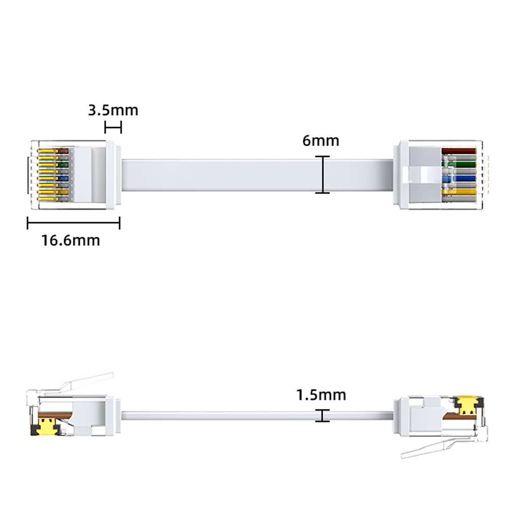 Cat6 24 Pack Short Flat Cat6 E - đánh giá và giá Power Over Ethernet