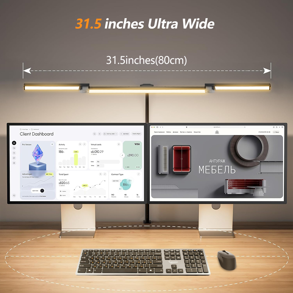 3-Head 16W LED Desk Lamp for H - đánh giá và giá Office Technology