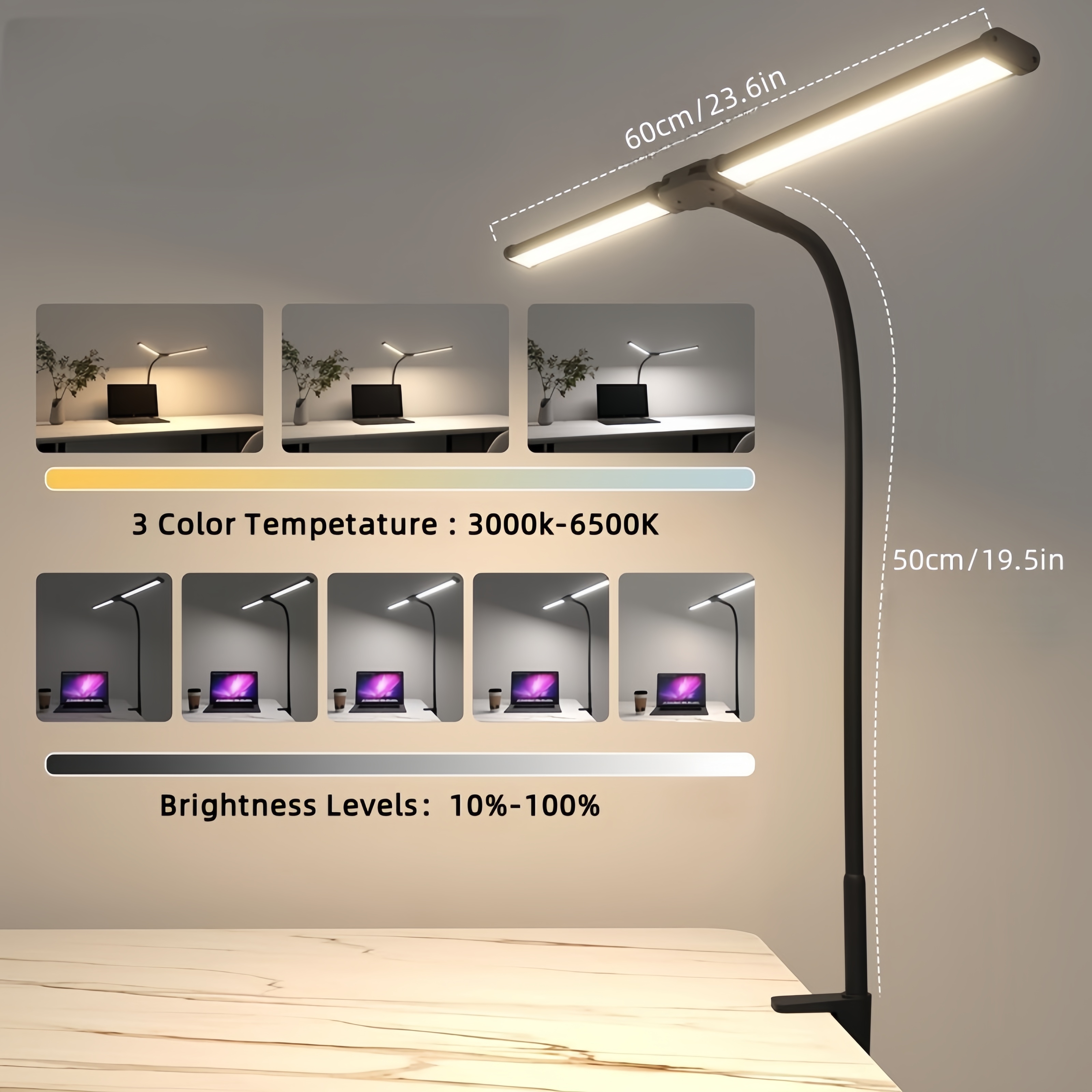 Double Single Head Led Clip De - đánh giá và giá Office Technology