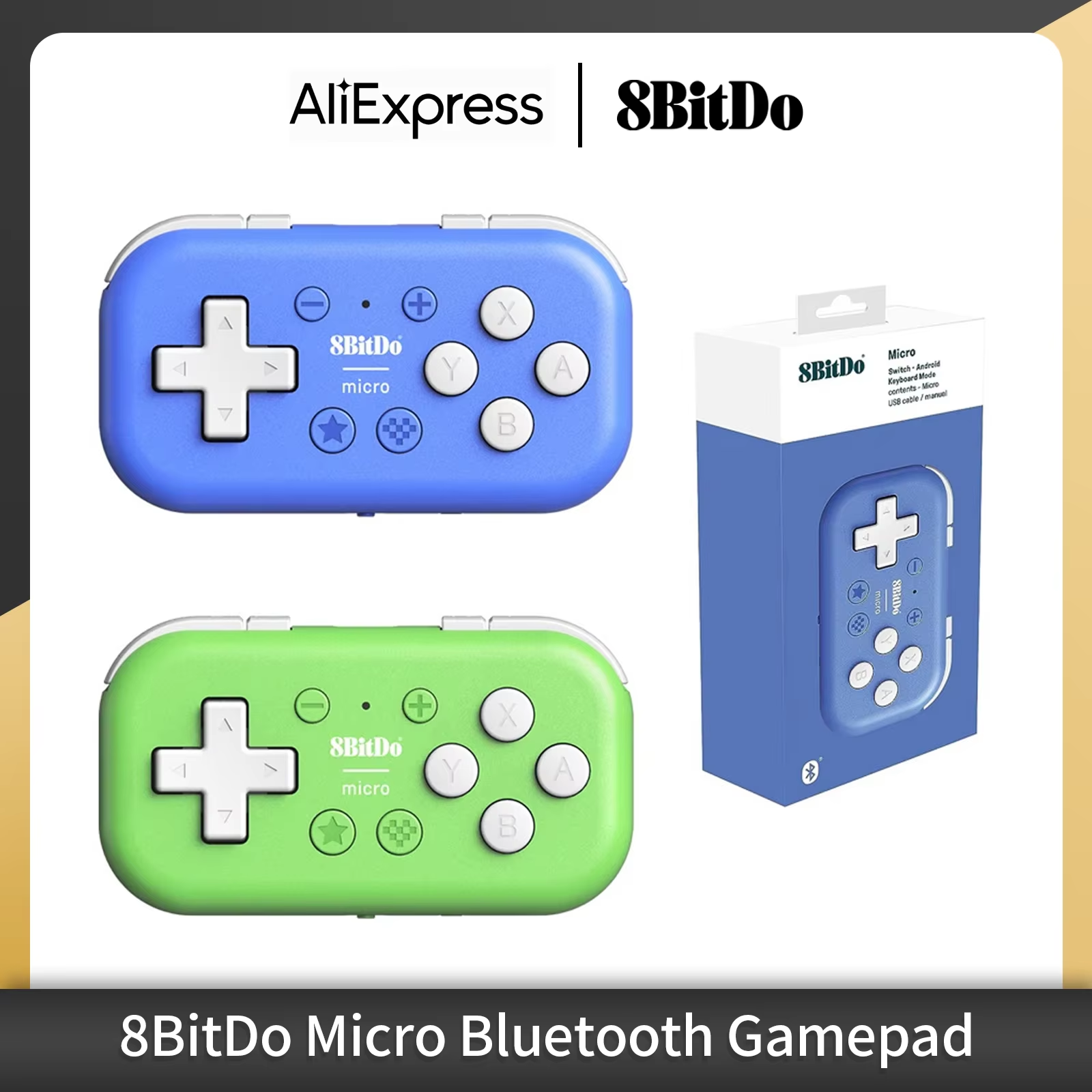 8Bitdo Micro Bluetooth Gamepad - đánh giá và giá Raspberry Pi Keyboard