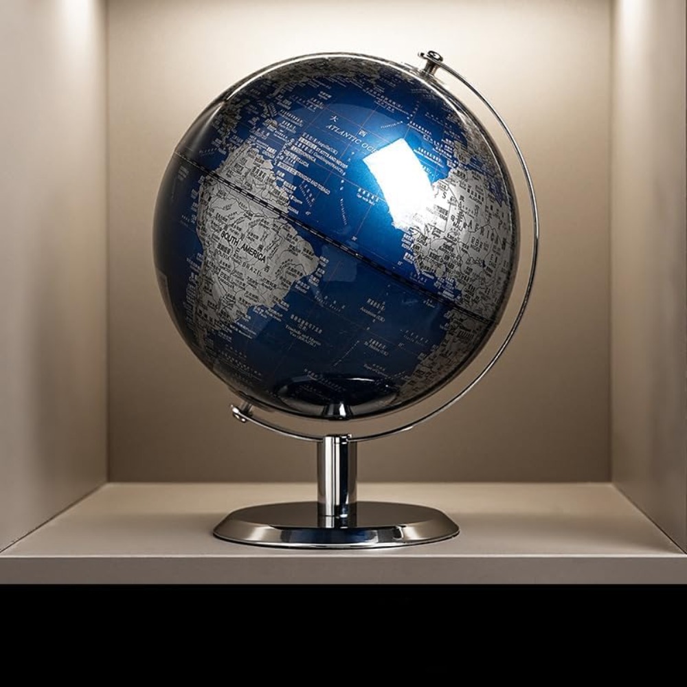 8 Inch World Globe with Stainl - đánh giá và giá Office Tech Decor