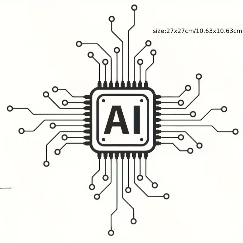 AI Technology Circuit Board Vi - đánh giá và giá Office Tech Decor