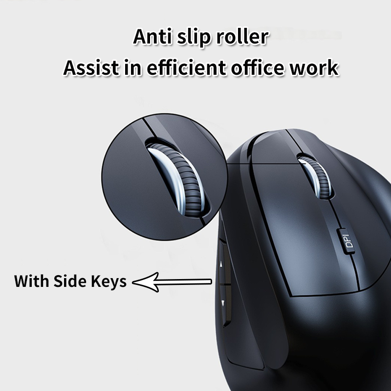 Wireless 2.4G Vertical Mouse E - đánh giá và giá Ergonomic Mouse Vertical