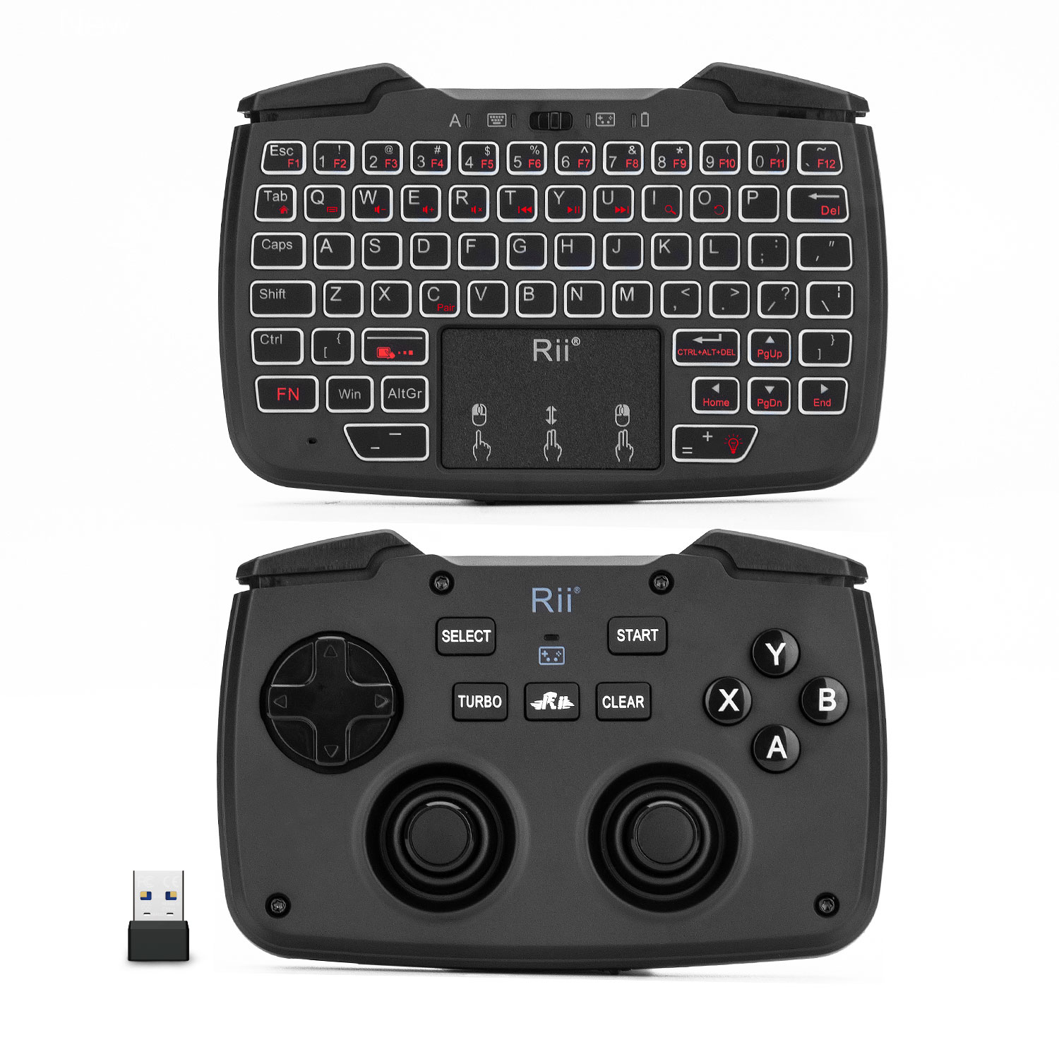Rii RK707 2.4GHz Wireless Port - đánh giá và giá Raspberry Pi Keyboard