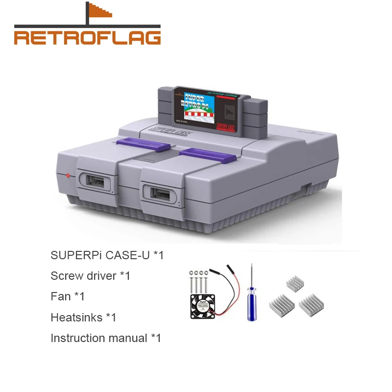 Retroflag SuperPi Case with Sa - đánh giá và giá Raspberry Pi Keyboard