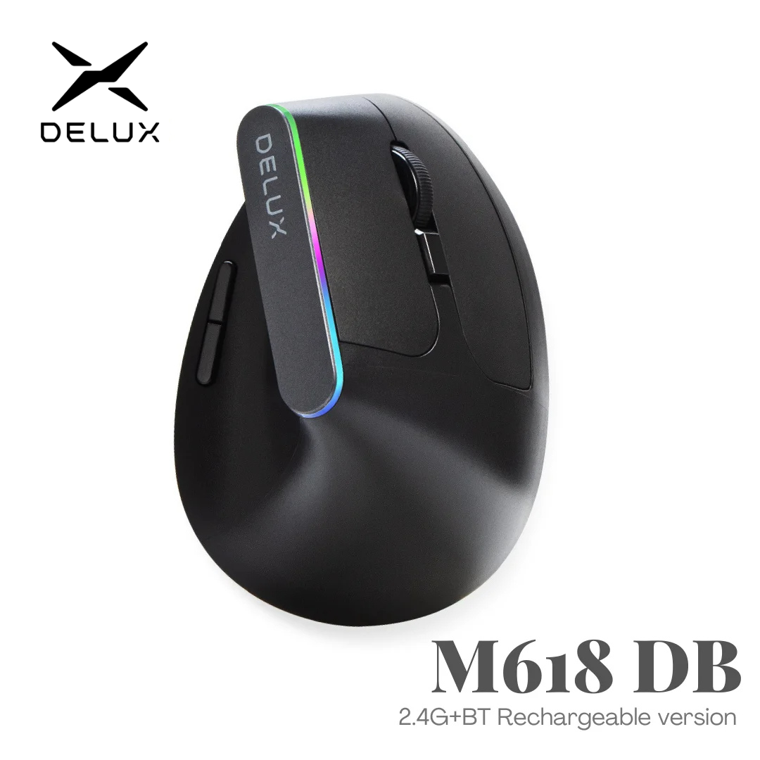 Delux  Ergonomic Vertical Mous - đánh giá và giá Ergonomic Mouse Vertical