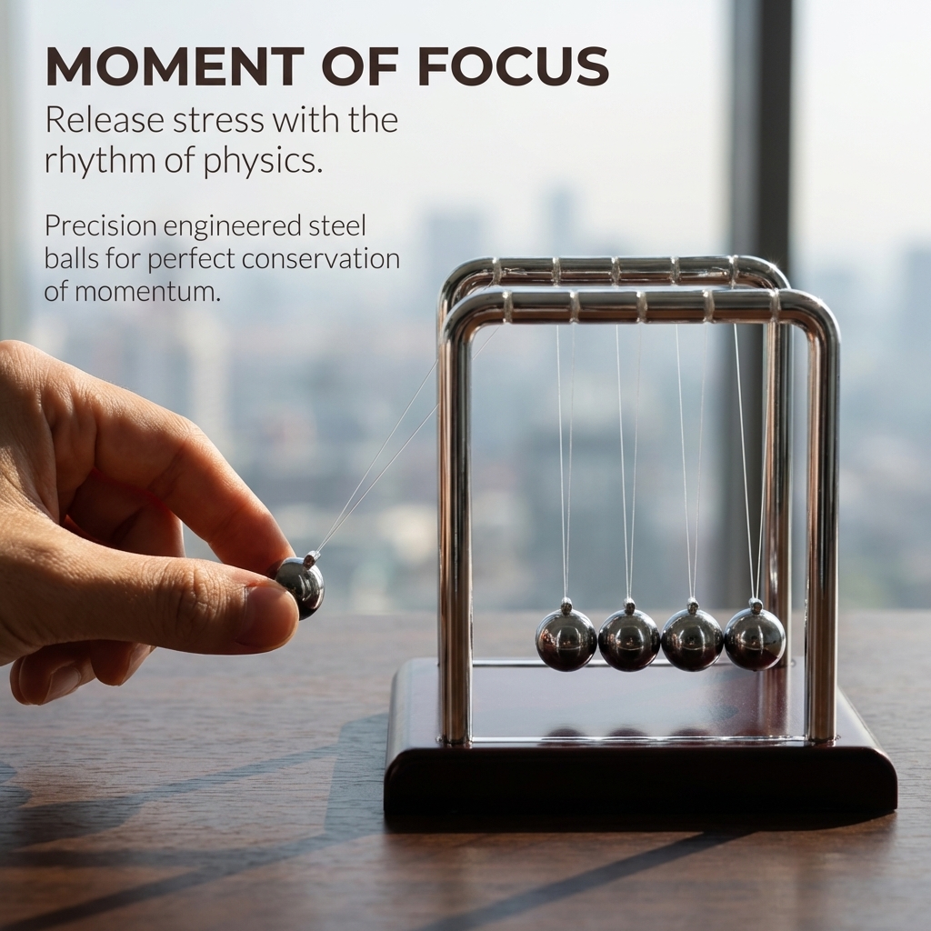 Newton Cradle Balance Pendulum - đánh giá và giá Office Technology