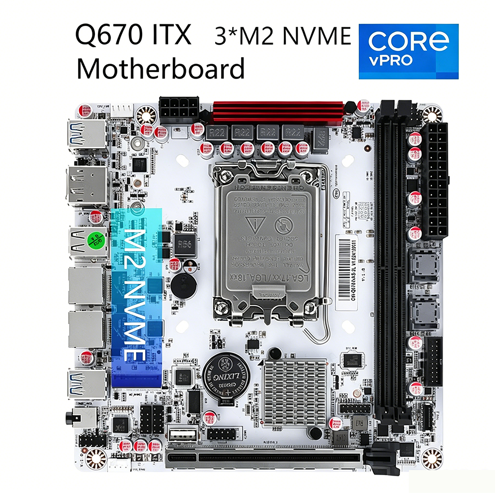 Q670 ITX NAS Motherboard Kit,  - đánh giá và giá Office Tech Typing