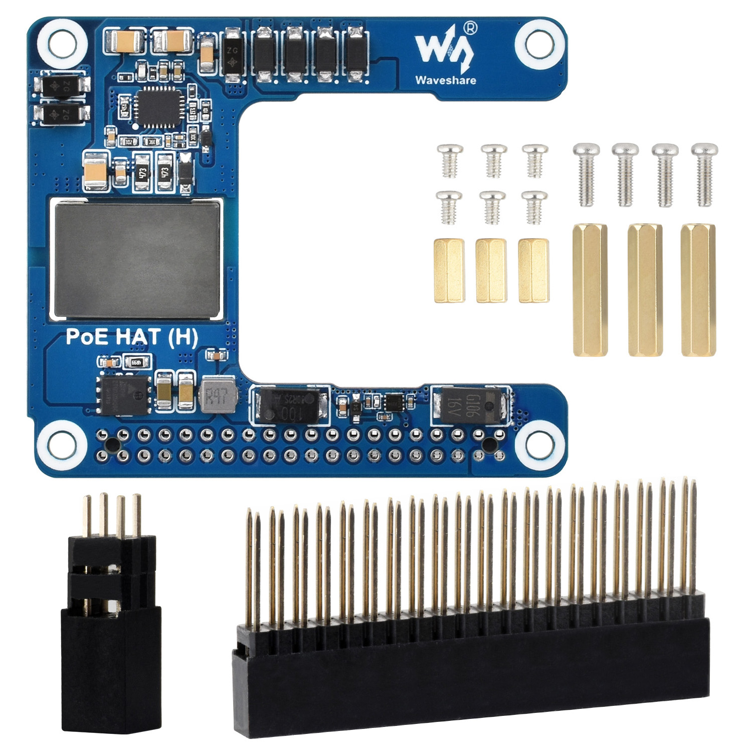 Waveshare Raspberry Pi 5 PoE H - đánh giá và giá Power Over Ethernet