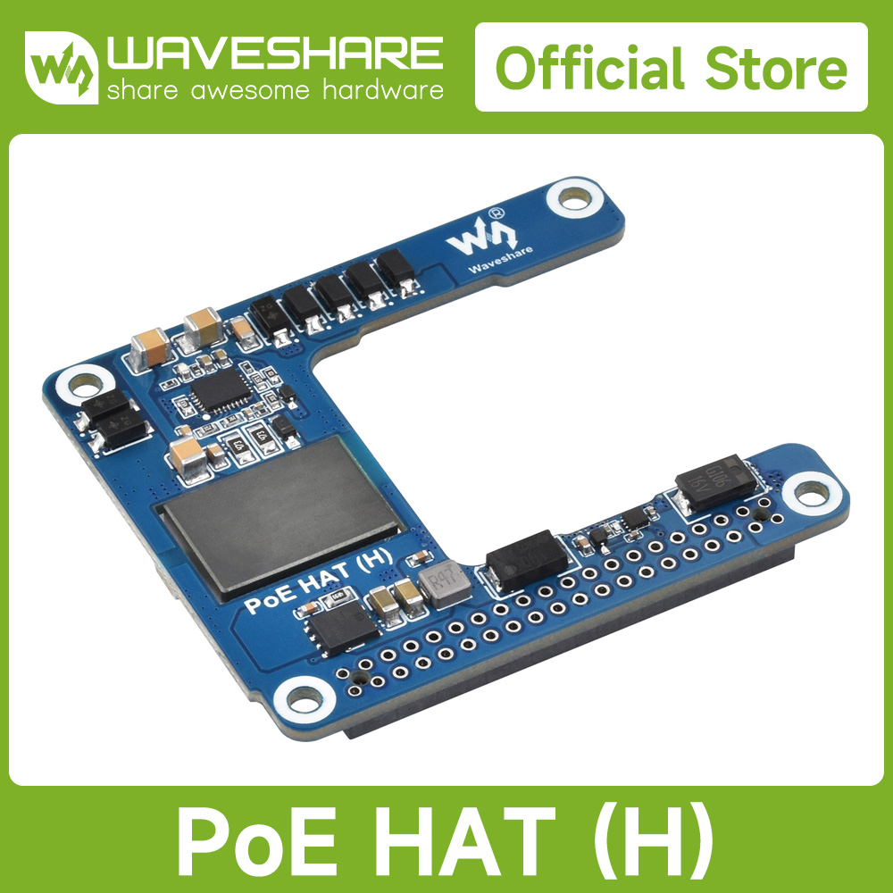 Waveshare Raspberry Pi 5 PoE H - đánh giá và giá Power Over Ethernet